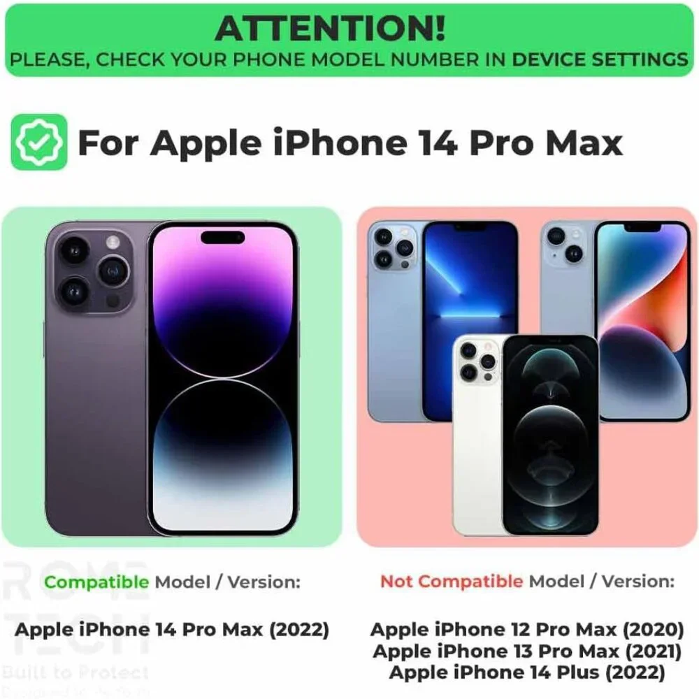 2-Pack Tempered Glass Screen Protector for iPhone 14 Pro Max